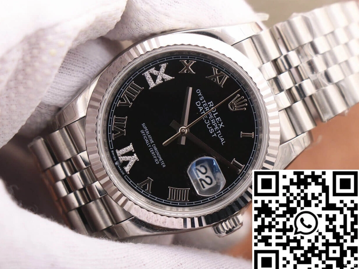 Rolex Datejust Dial M126233 EW Factory Diamond-set Black 0109